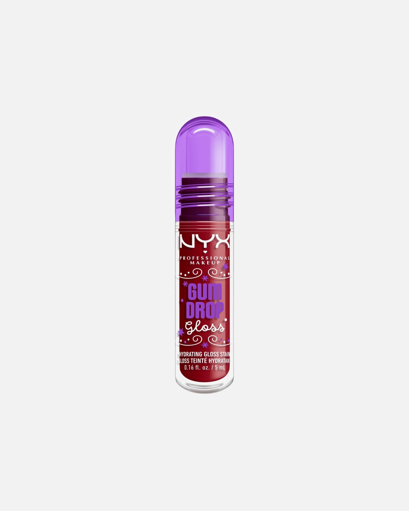 Lesk na pery pre Unisex NYX Professional Makeup Holiday Collection Kvapka žuvačky 03 - CRANBERRY SPLASH