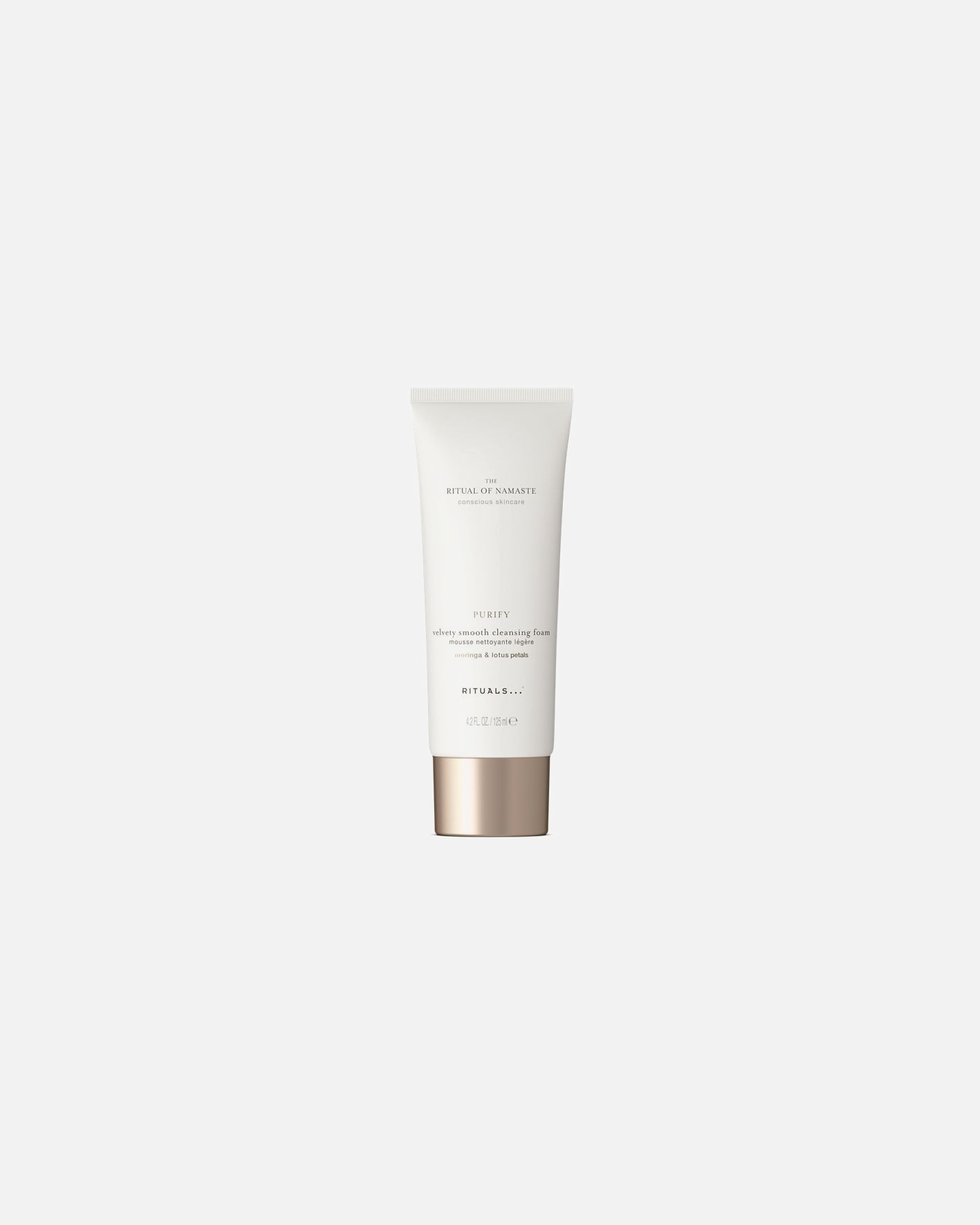 Čistiaca pena na tvár pre Unisex Rituals The Ritual of Namaste Velvety Smooth Cleansing Foam - Jemná čistiaca pena 125 ml