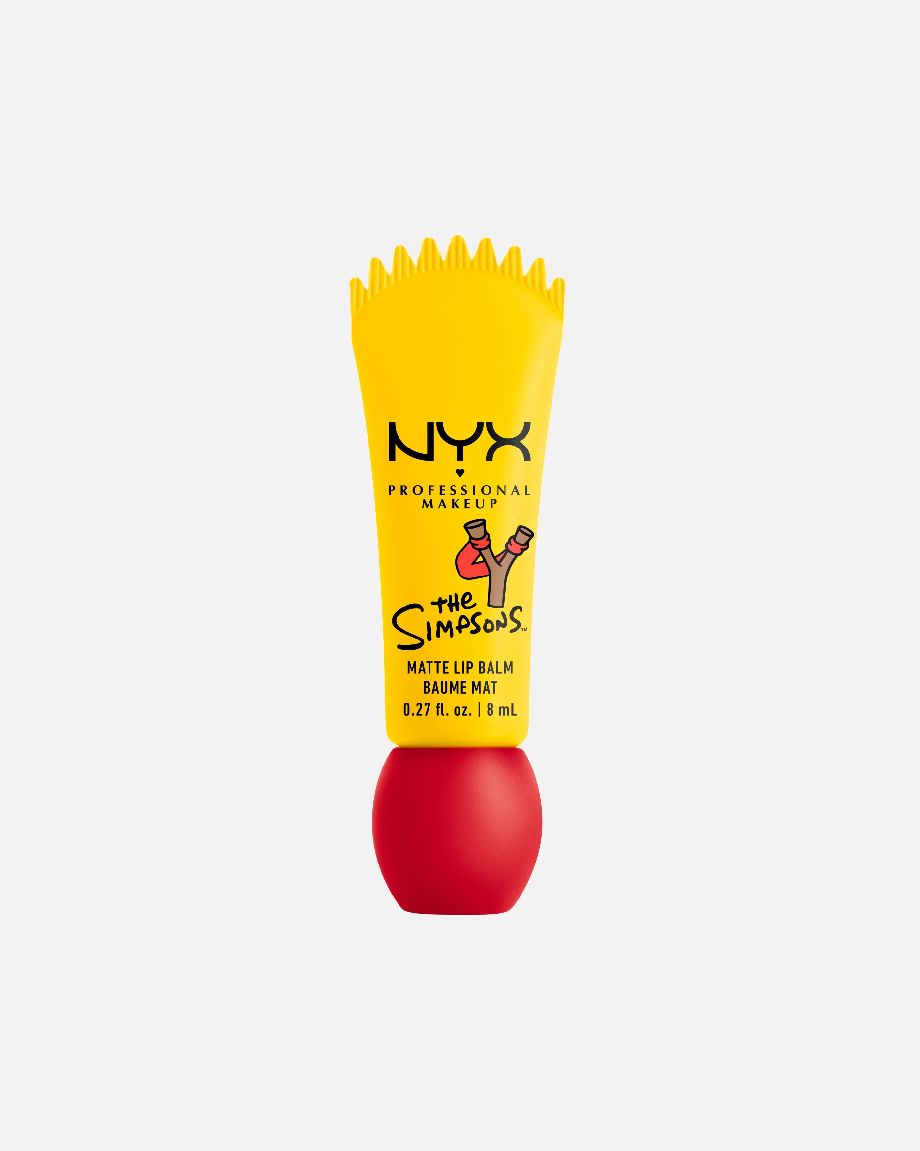 Balzam na pery pre Pre ženy NYX Professional Makeup SIMPSONS Simpson Smushy matný balzam na pery REBEL RED