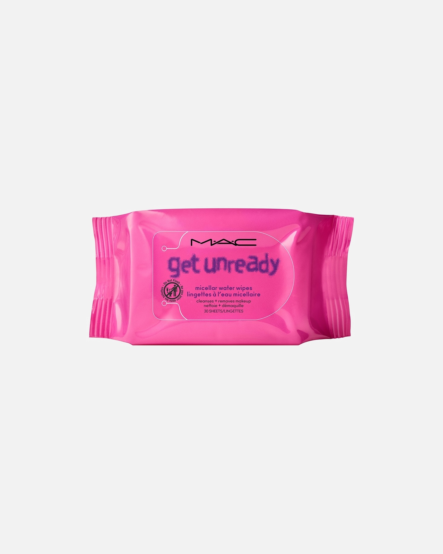 Odličovacie prostriedky pre Unisex MAC Get Unready Micellar Water Wipes 1 kus
