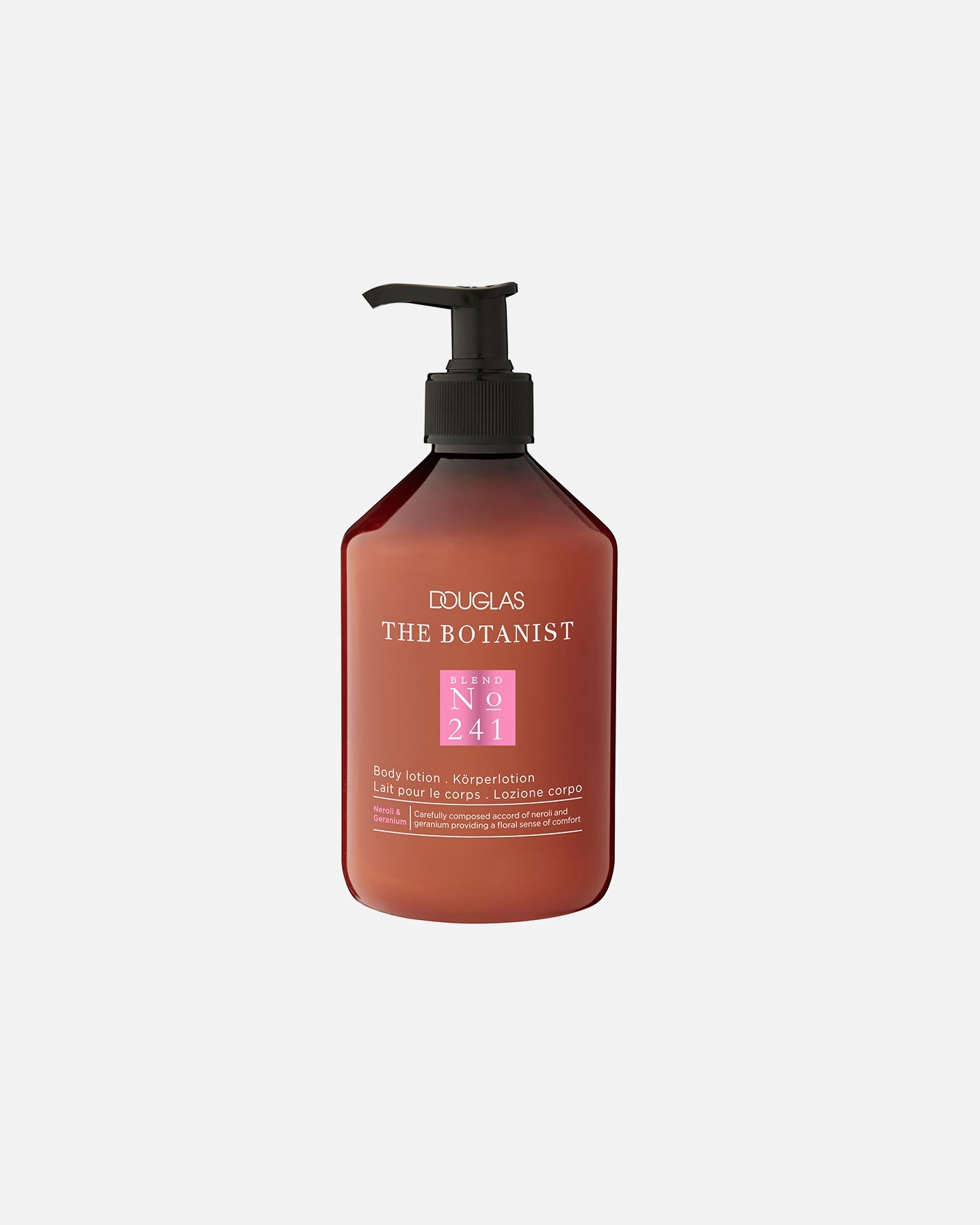 Telové mlieko pre Unisex Douglas Collection The Botanist No. 241 Neroli & Geranium 500 ml