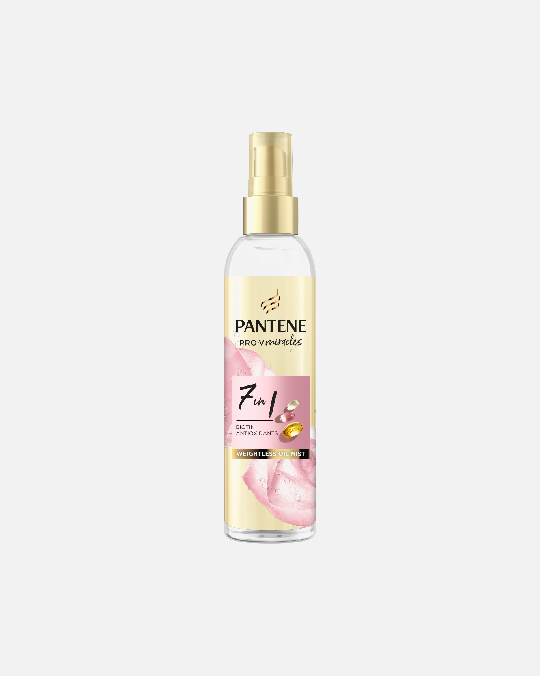 Olej na vlasy pre Pre ženy Pantene Pro-V Panténový olejový sprej Rose Miracles 145 ml