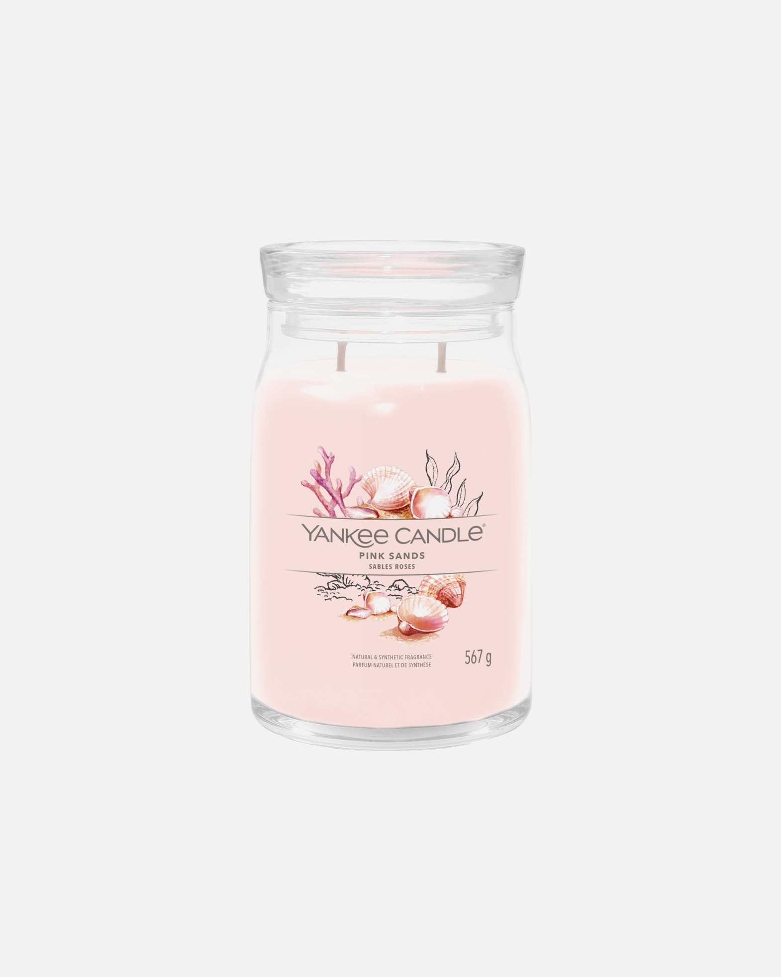 Sviečka pre Unisex YANKEE CANDLE Pink Sands 567 g - Signature
