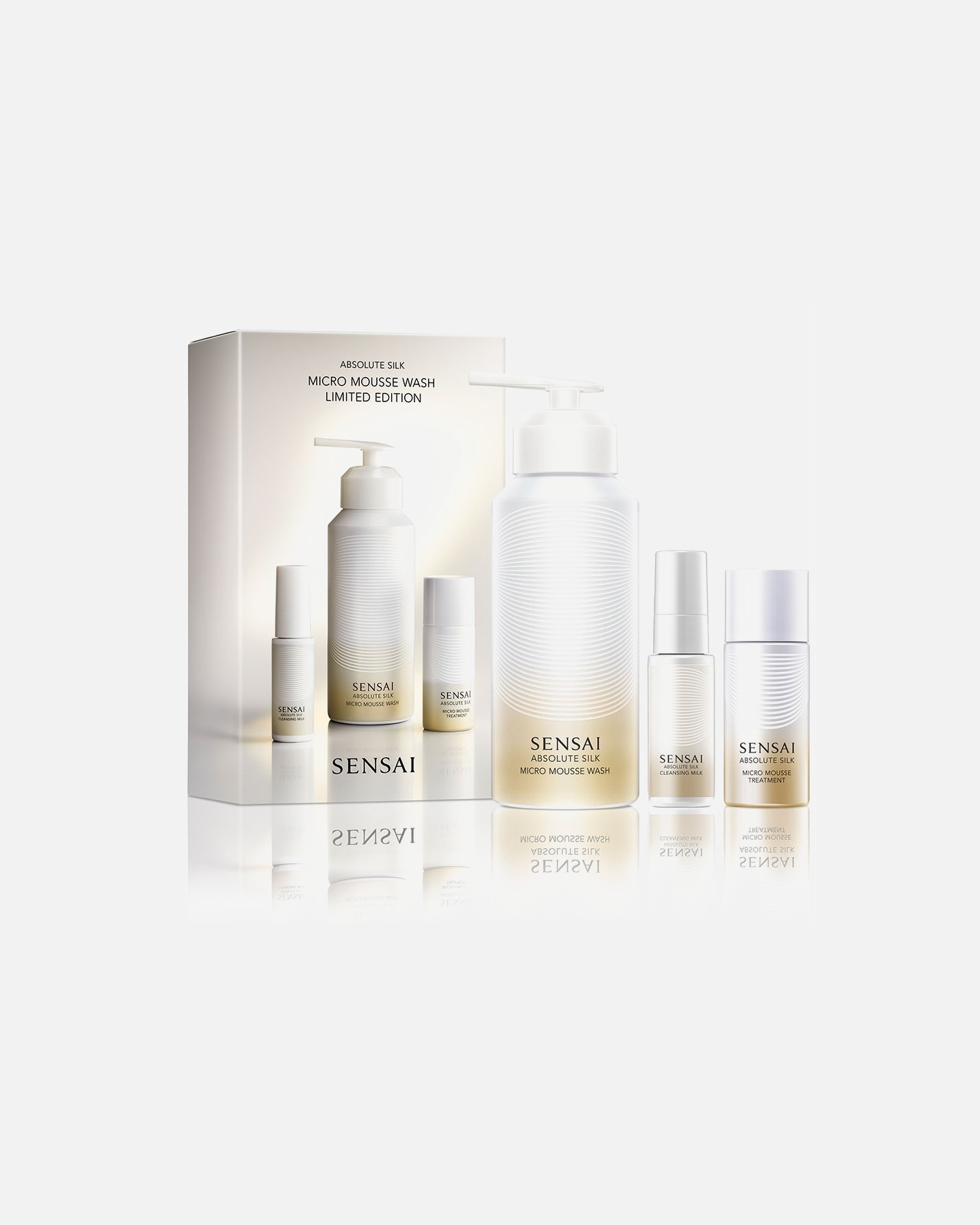 Súprava na čistenie tváre pre Unisex SENSAI Absolute Silk ABSOLUTE SILK MICRO MOUSSE WASH LIMITED EDITION 1 kus