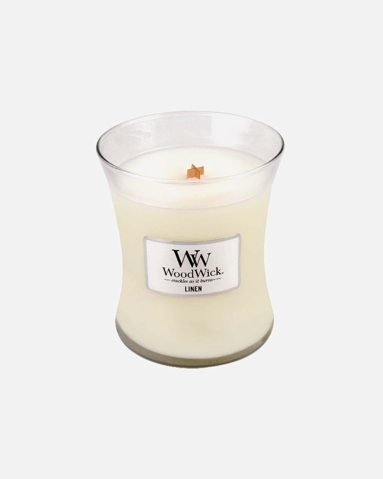 Sviečka pre Unisex WoodWick WoodWick Linen svíčka loď 275 g