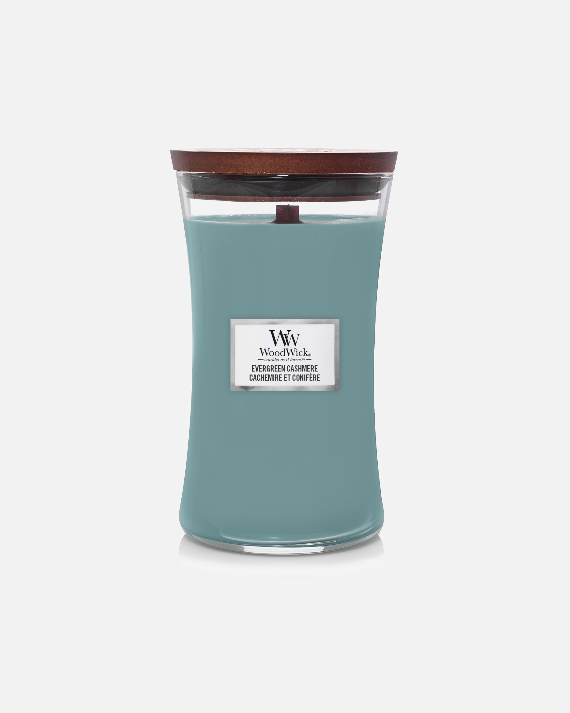 Sviečka pre Unisex WoodWick Veľká sviečka/Evergreen Cashmere 609 g