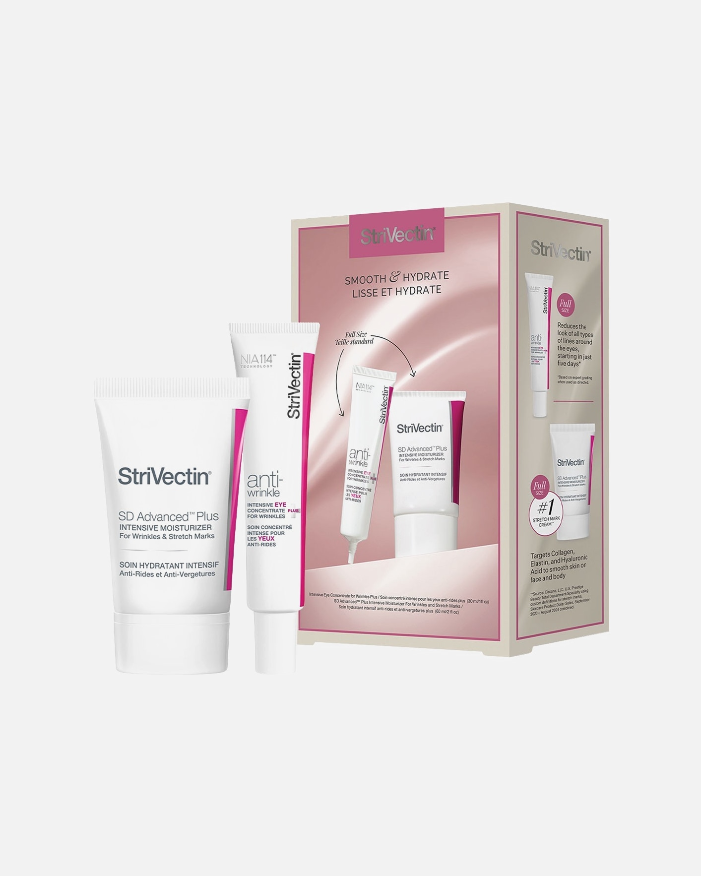 Súprava na starostlivosť o tvár pre Unisex StriVectin Anti-Wrinkle SMOOTH AND HYDRATE SET 1 ks
