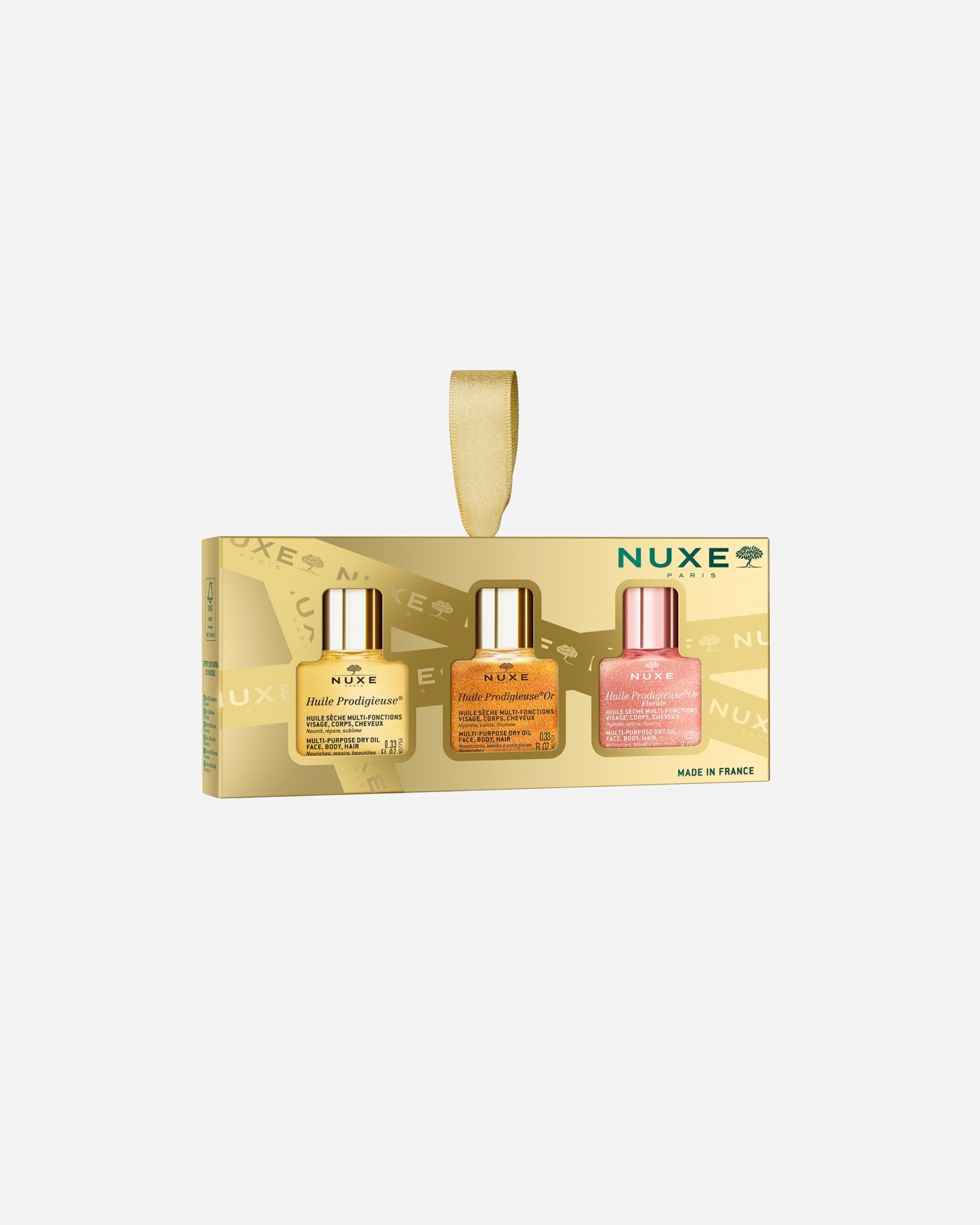 Súprava na starostlivosť o telo pre Unisex NUXE Vianočná darčeková súprava The 3 Prodigieux 1 ks