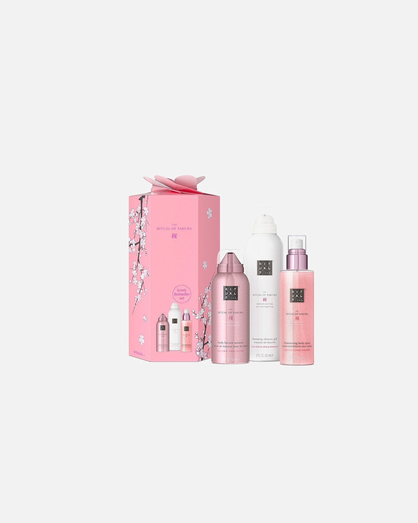 Súprava na starostlivosť o telo pre Pre ženy Rituals The Ritual of Sakura Sakura Bestselling Set 2026 - Darčeková Súprava S 1 kus