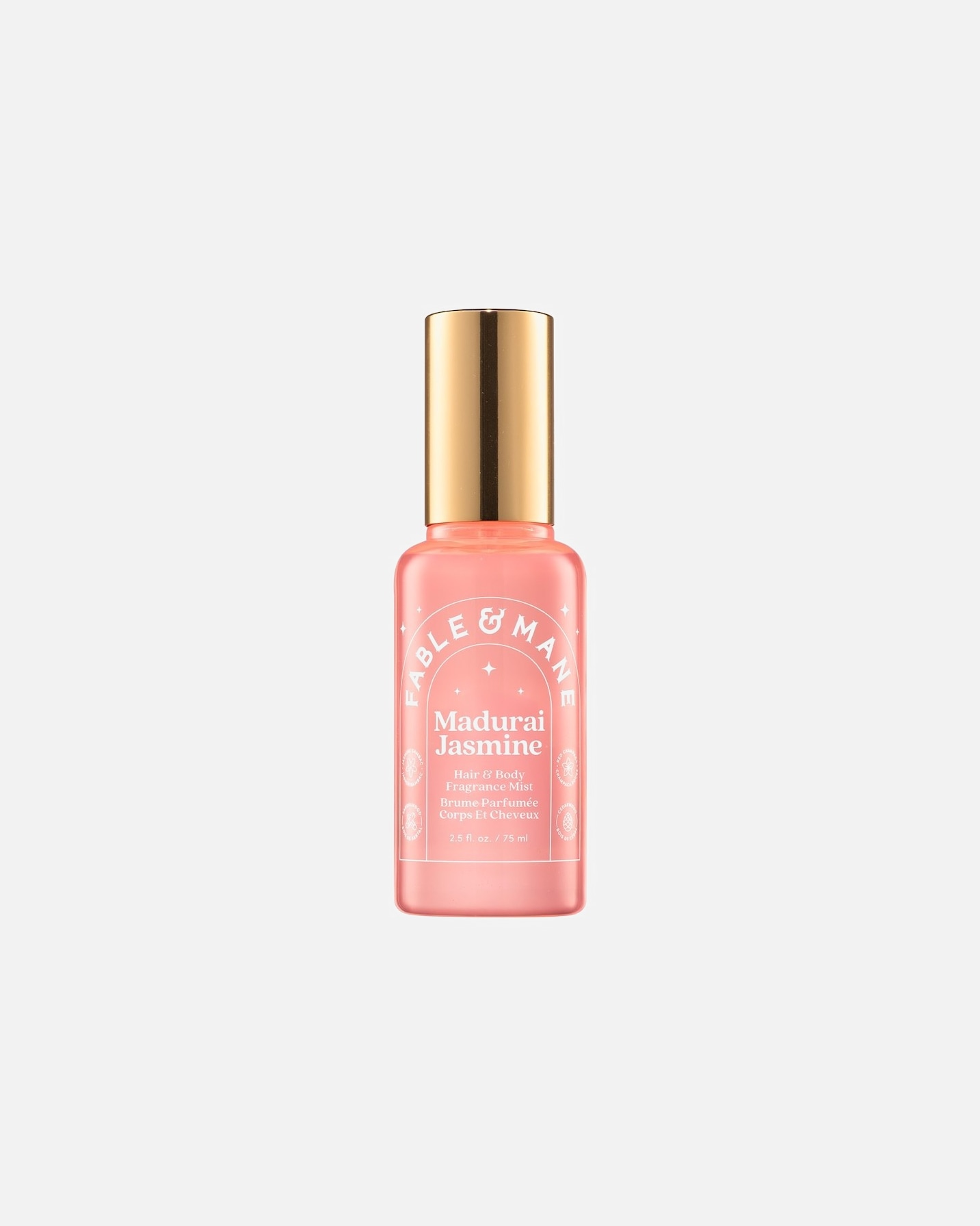Parfum na vlasy pre Unisex Fable & Mane Madurai Jasmine Hair & Body Fragrance 75 ml