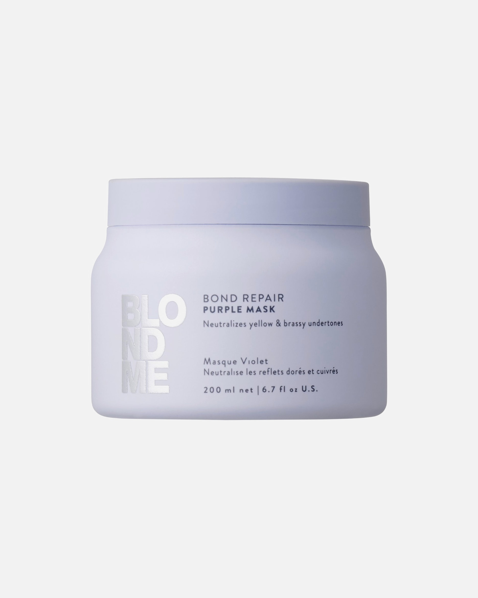 Maska na vlasy pre Unisex Schwarzkopf Professional BlondMe Bond Repair Purple Mask 200 ml