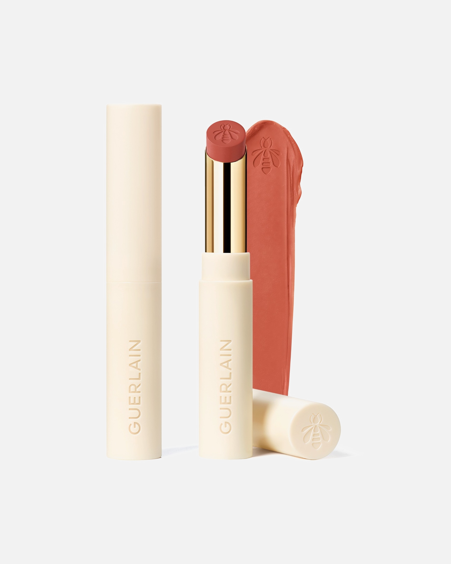 Rúž na pery pre Unisex Guerlain KissKiss Intenzívny rúž obohatený o med – náplň 615 ORANGE BLOSSOM