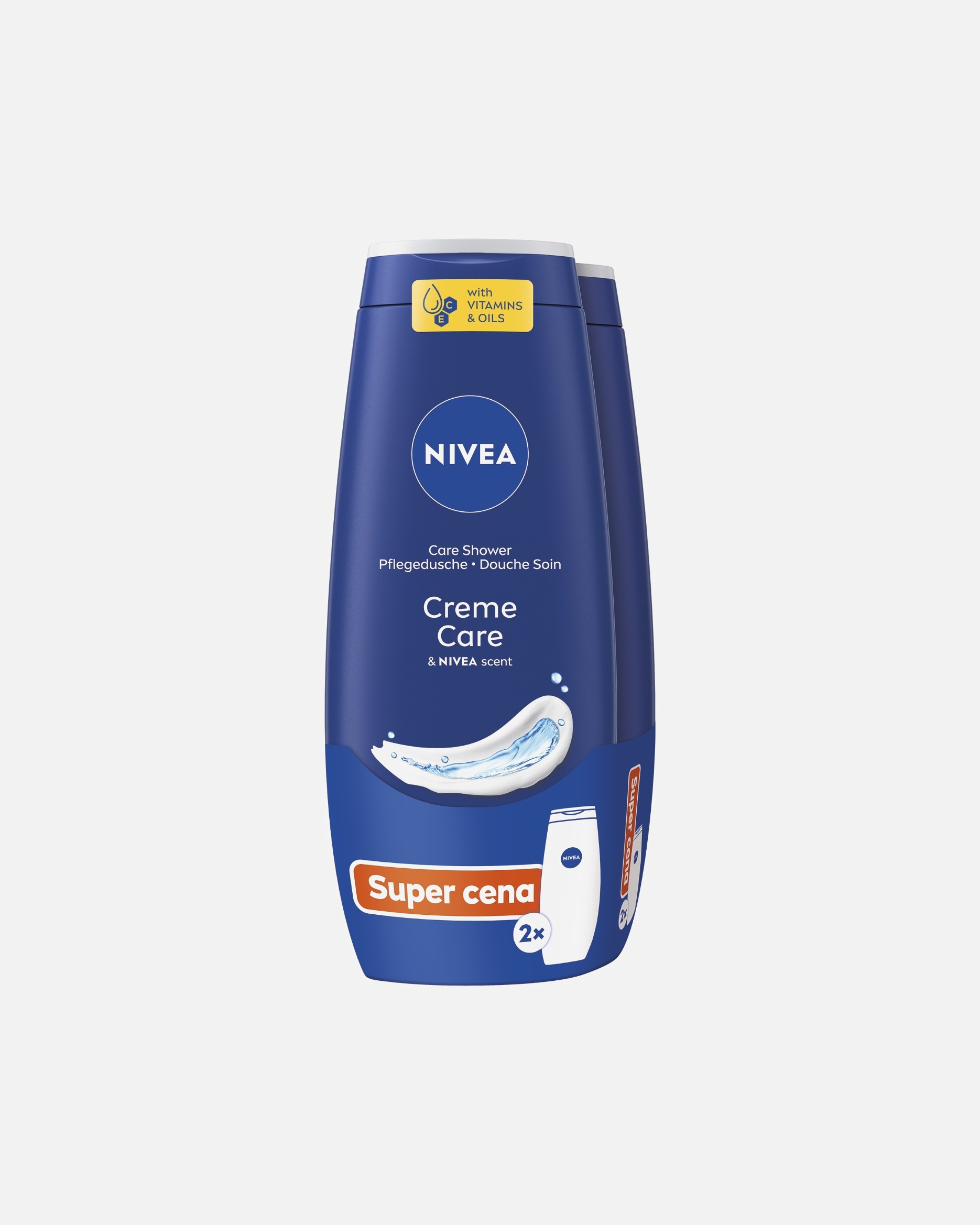 Sprchový gél pre Unisex NIVEA Creme Care Duo sprchový gél 500 ml