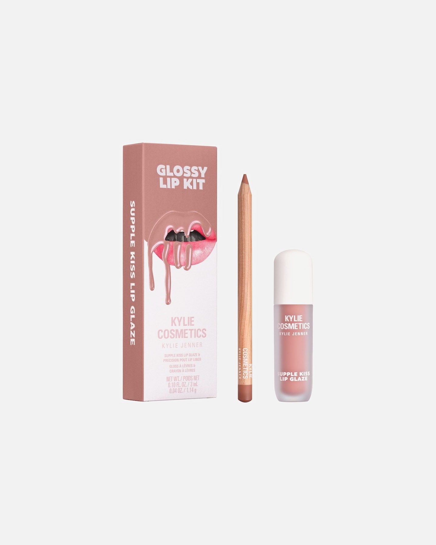 Súprava na líčenie pier pre Unisex KYLIE COSMETICS Glossy Lip Kit 717 - COCONUT