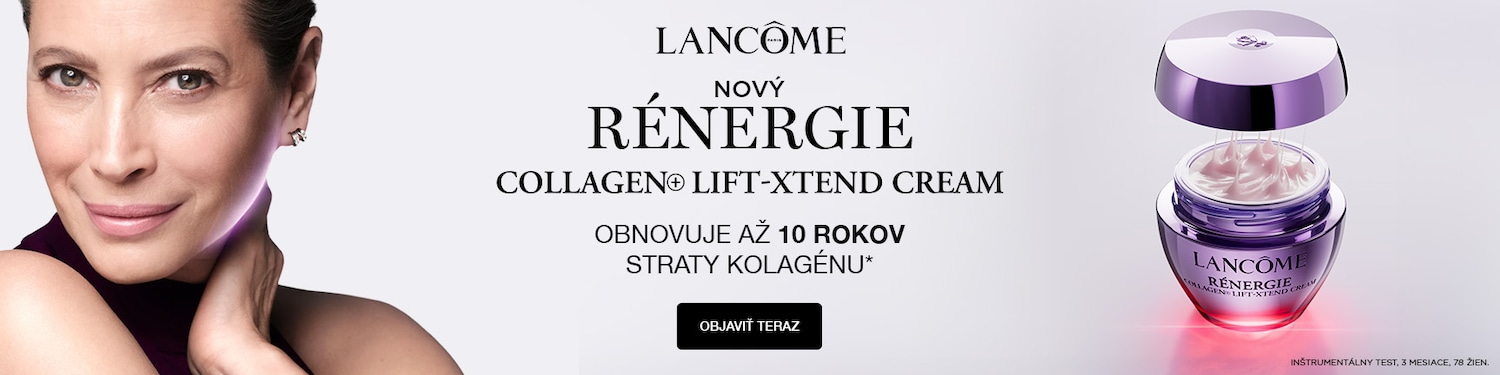 Objavte nový Rénergie Collagen Lift-Xtend Cream od Lancôme, ktorý obnovuje až 10 rokov straty kolagénu a zanecháva pleť omladenú. Objavte teraz.