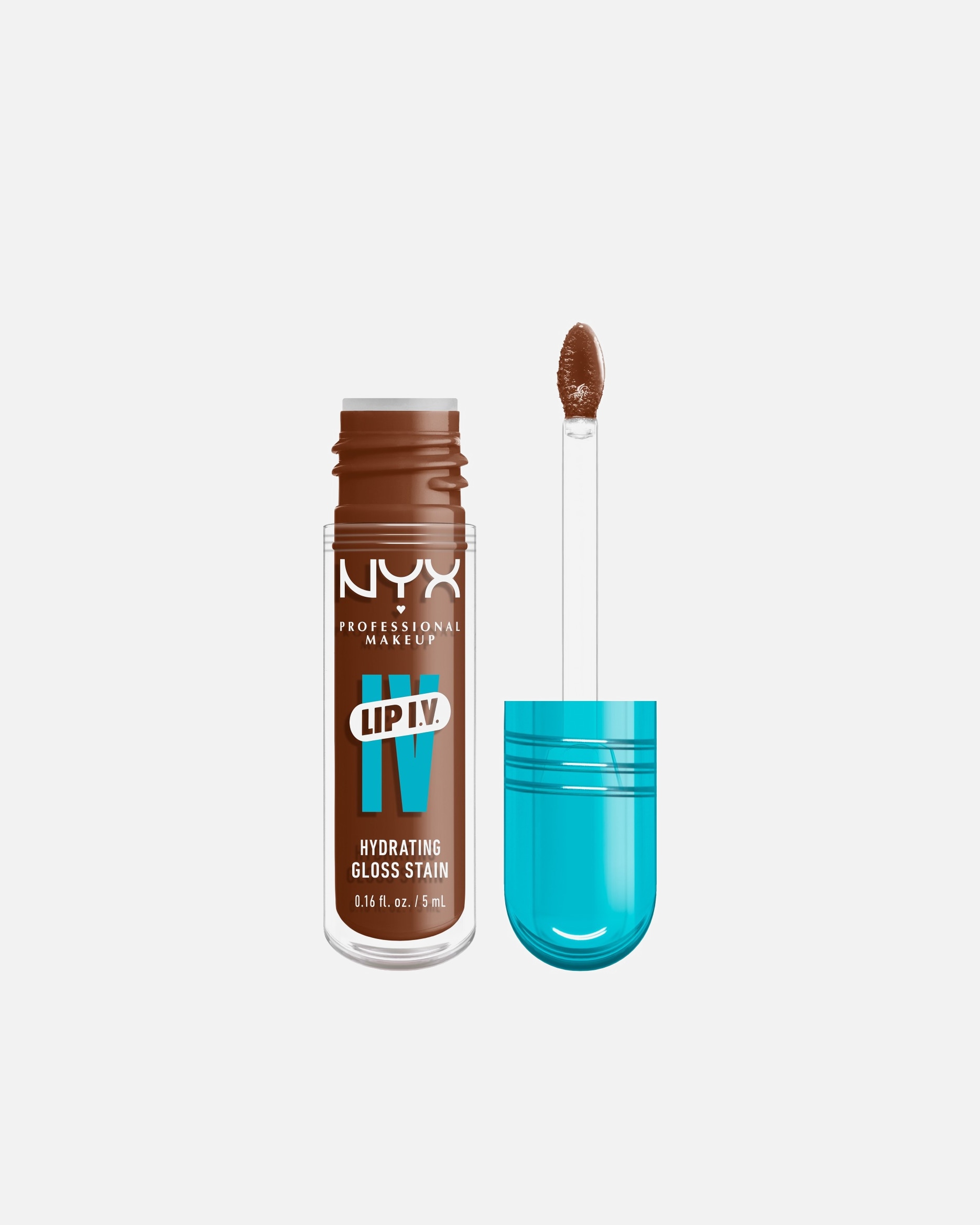 Lesk na pery pre Unisex NYX Professional Makeup Lip IV, hydratačný lesk na pery 04 - COCOA QUENCH