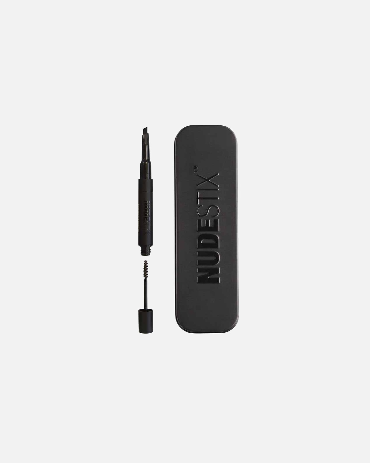 Ceruzka na obočie pre Unisex Nudestix Eyebrow Stylus Pencil & Gel Brown/Black