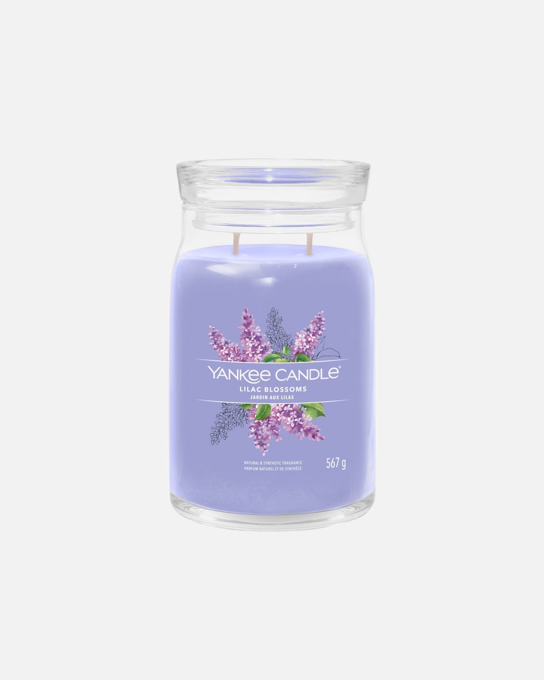Sviečka pre Unisex YANKEE CANDLE Stredná sviečka 2knoty/Lilac Blossoms 567 g - Signature