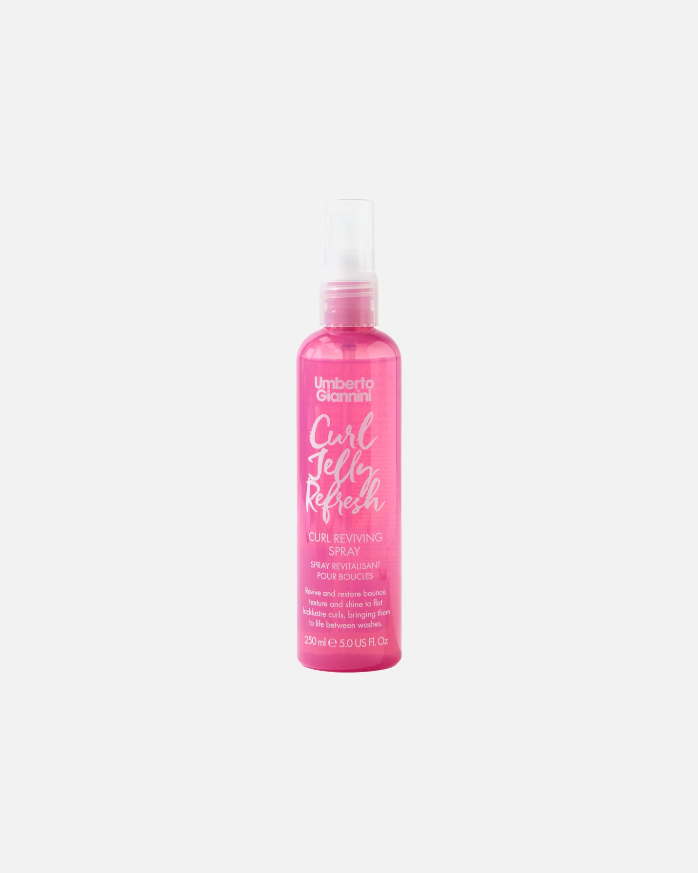 Lak na vlasy pre Unisex Umberto Giannini Curl Jelly Refresh Spray 250 ml