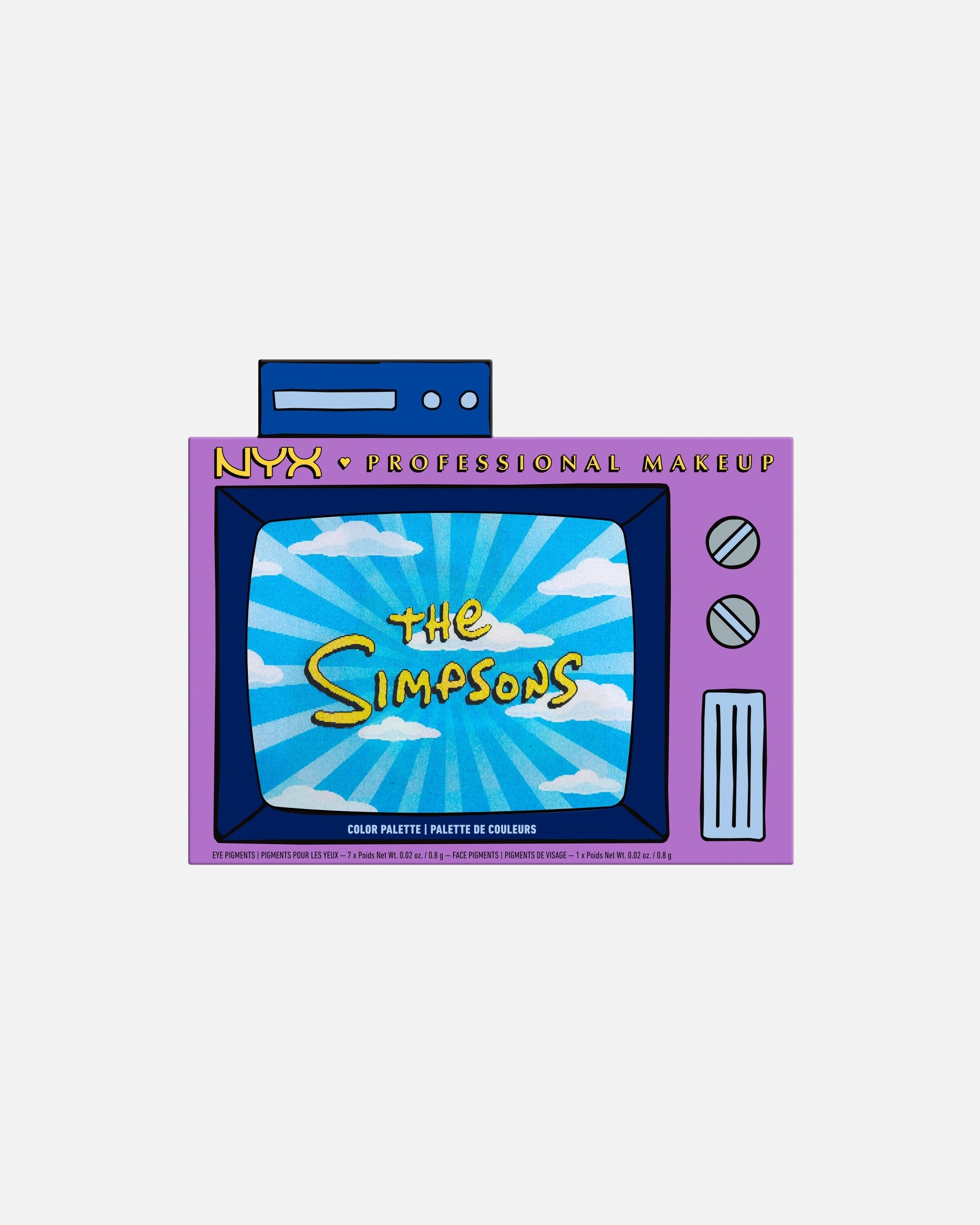 Očné tiene pre Pre ženy NYX Professional Makeup SIMPSONS Simpsons Palette 6.4 g