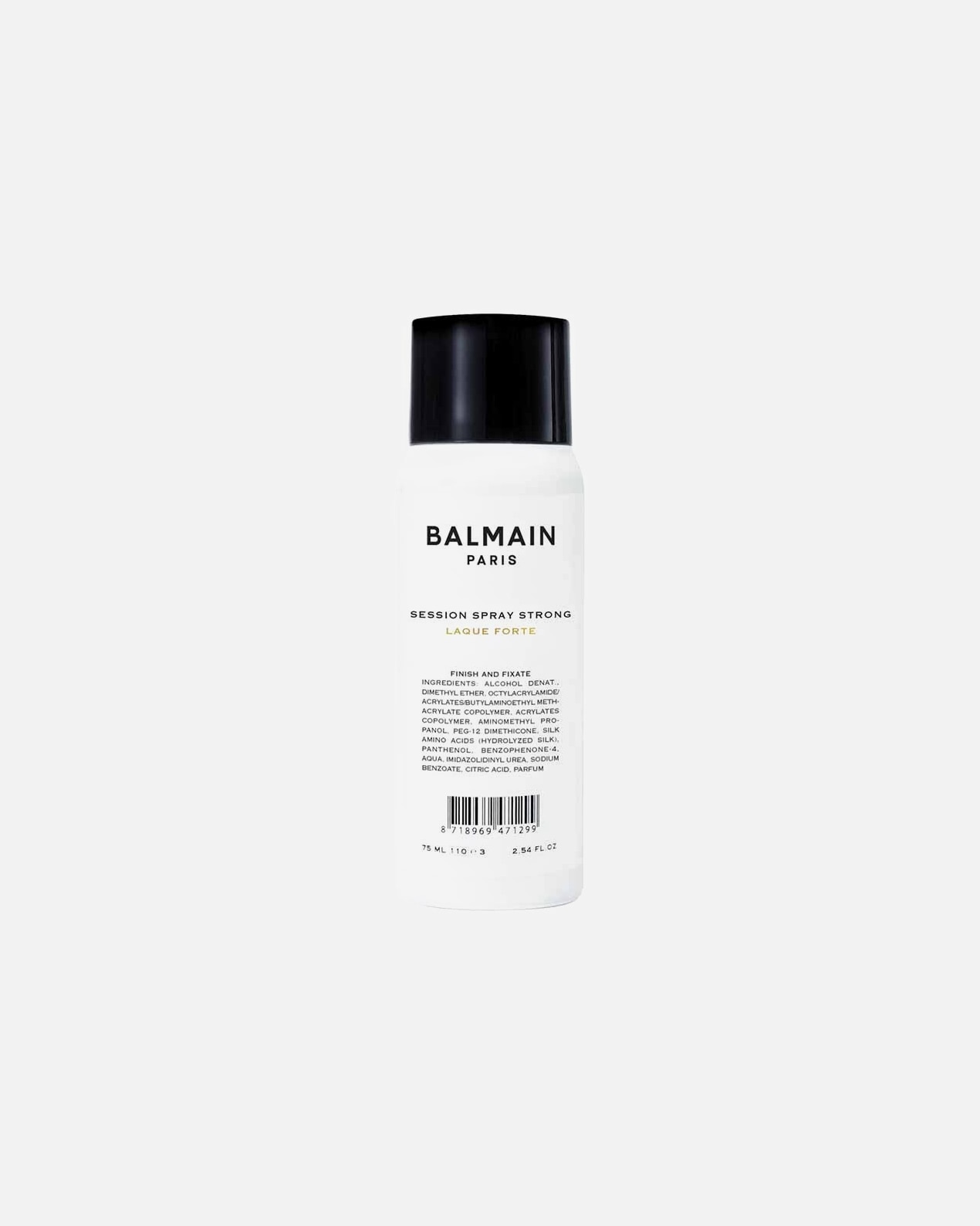Lak na vlasy pre Unisex Balmain Hair Couture Session Spray Strong 75 ml
