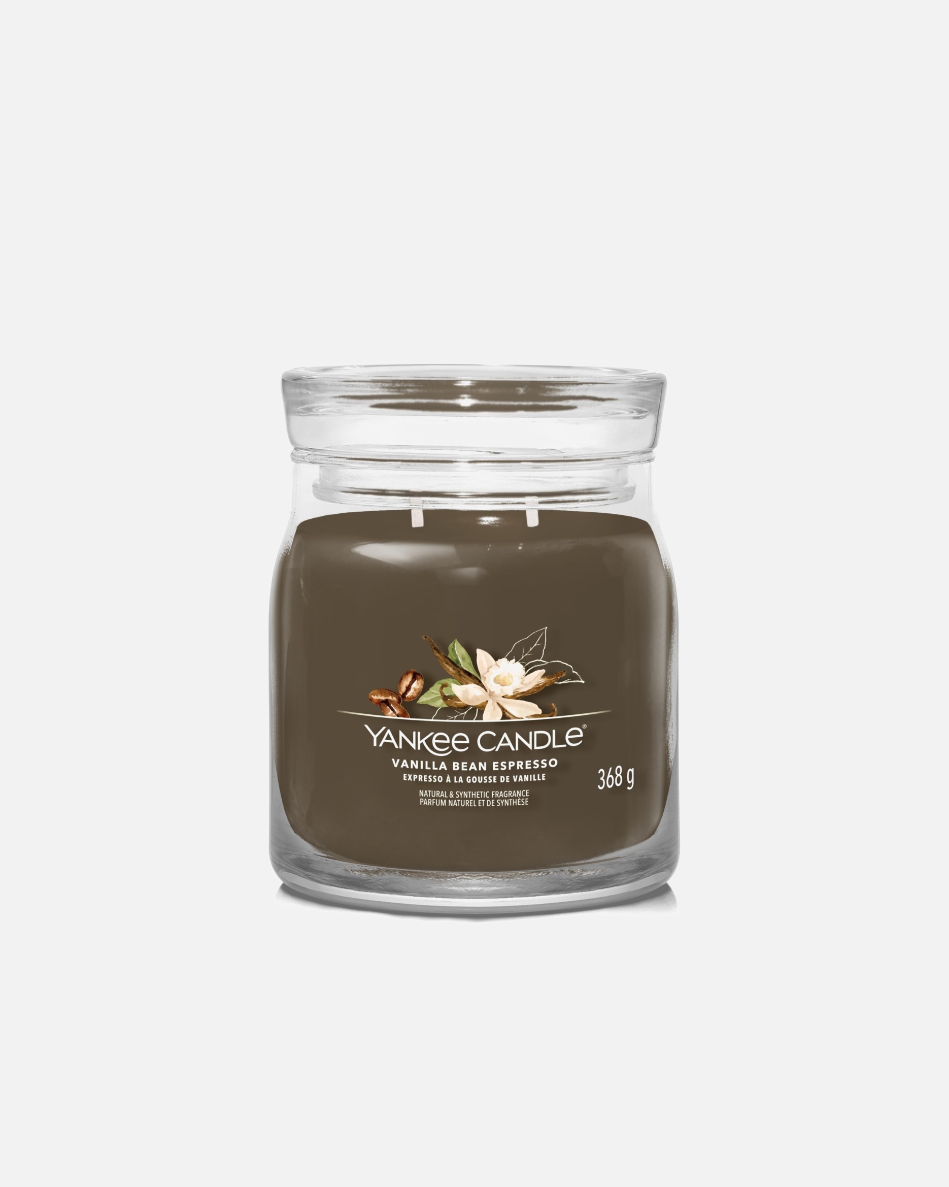 Sviečka pre Unisex YANKEE CANDLE Votív v skle/Vanilla Bean Espresso 368 g - Signature