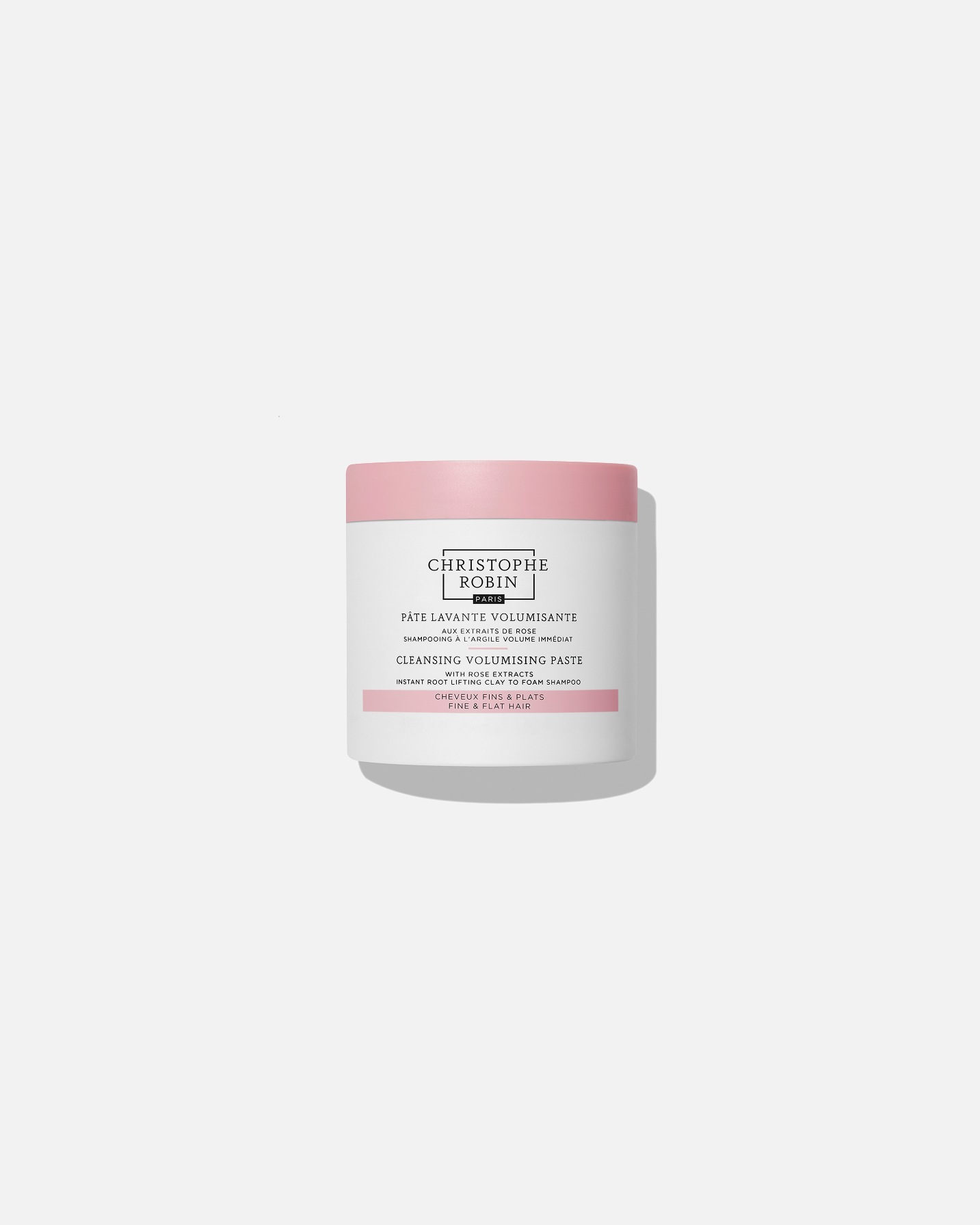 Šampón na vlasy pre Unisex Christophe Robin Cleansing Volumising Paste Pure with Rose Extracts 250 ml