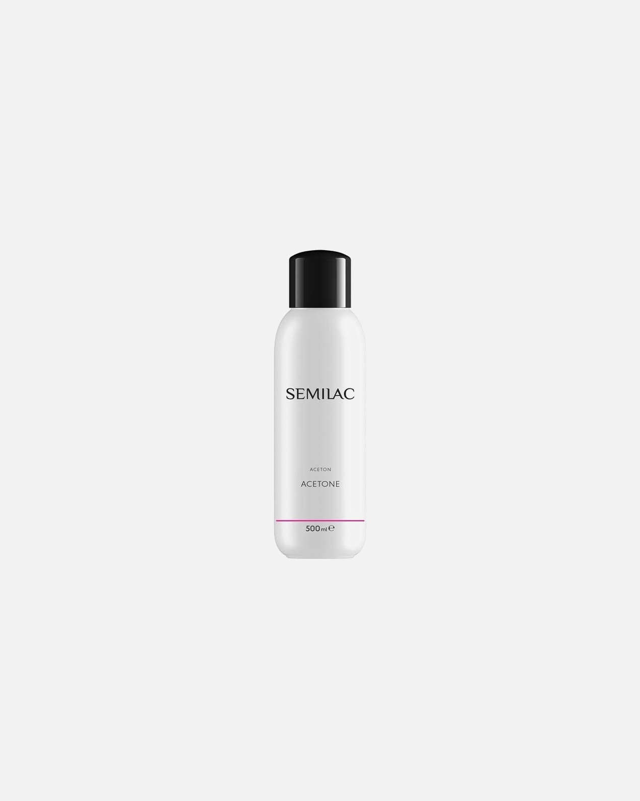 Odlakovač na nechty pre Unisex Semilac Acetone 500ml