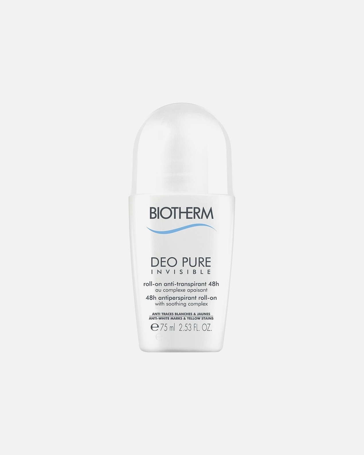 Dezodorant pre Unisex Biotherm Deo Pure Invisible Roll On 48h 75 ml