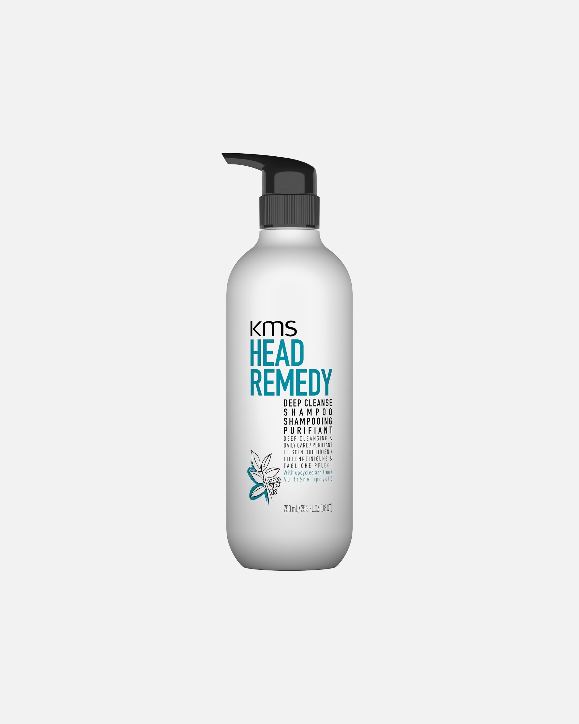 Šampón na vlasy pre Unisex KMS Head Remedy Deep Cleanse 750 ml
