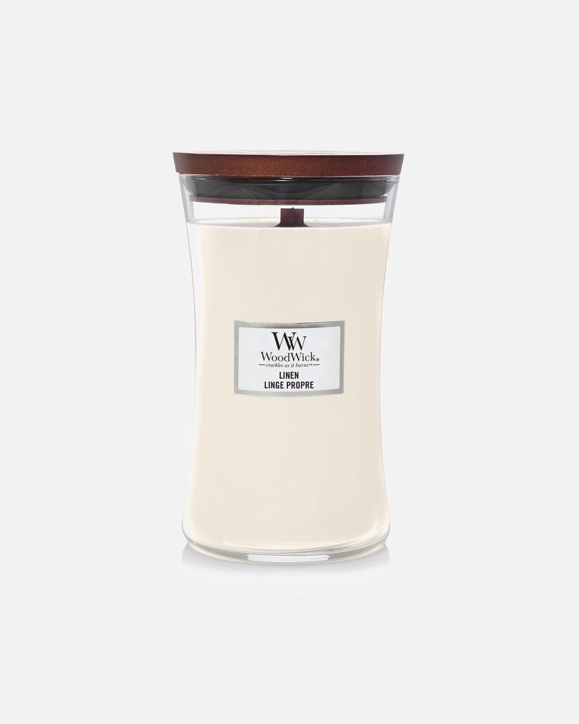 Sviečka pre Unisex WoodWick WoodWick Linen svíčka loď 610 g