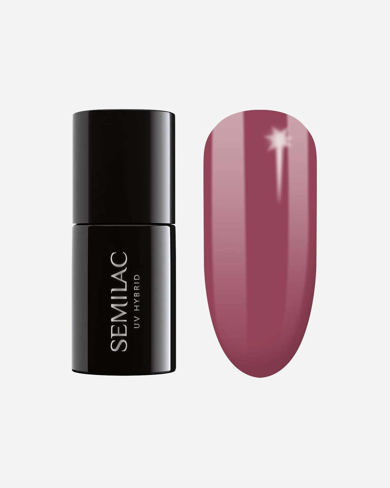 UV lak na nechty pre Unisex Semilac UV Hybrid 5