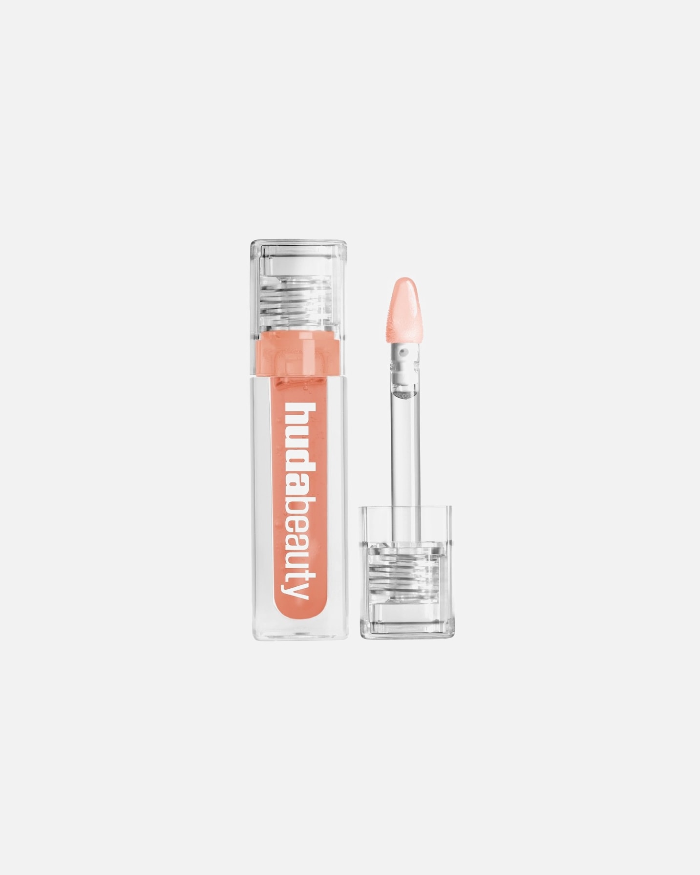 Olej na pery pre Unisex HUDA BEAUTY Faux Filler Jelly Oil JUICY PEACH